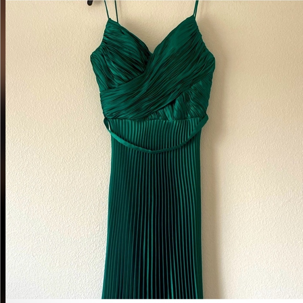 Betsy & Adam Deep Green Maxi Dress - Picture 4 of 7